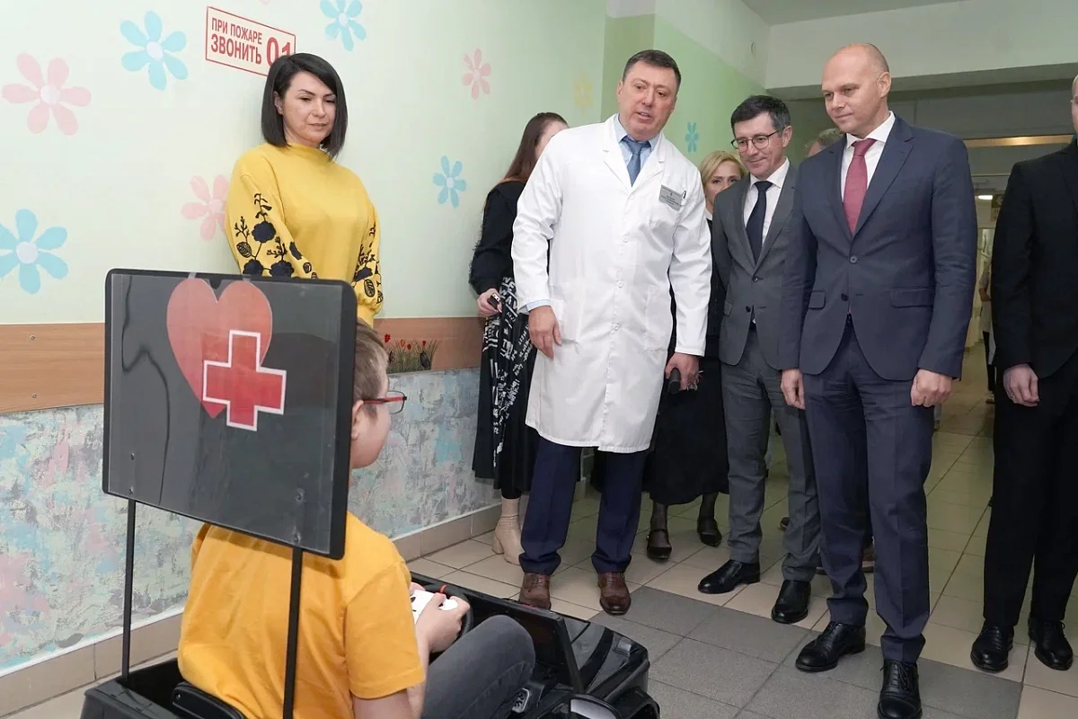 В Детской областной больнице открыли уникальное для региона отделение медицинской реабилитации